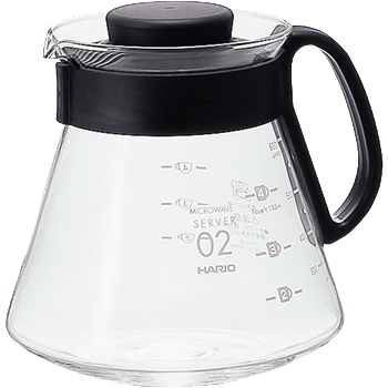 Hario V60 Range стъклен сървър - V60-02 600 ml (XVD-60B)
