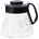 Hario V60 Range стъклен сървър - V60-02 600 ml (XVD-60B)