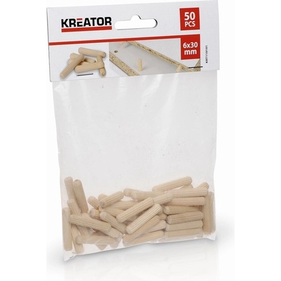 PowerPlus KRT110101 - Truhlářské kolíčky 6 x 30 mm (50 ks)