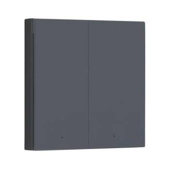 Image 1 of Aqara Wall Switch H1 No Neutral Тъмносив двоен (SDS01D)