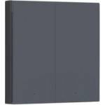 Aqara Wall Switch H1 No Neutral Тъмносив двоен (SDS01D)