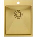 Quadron Вградена мивка от неръждаема стомана Quadron Unique Russel 90 злато 40x50 см (HB4050PVDBSG1) Мивка за вграждане