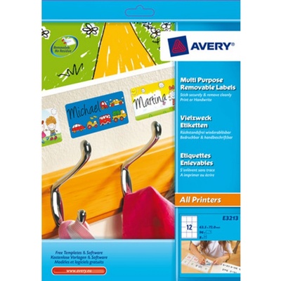 Avery Zweckform 8 listů A4 bílé E 3213