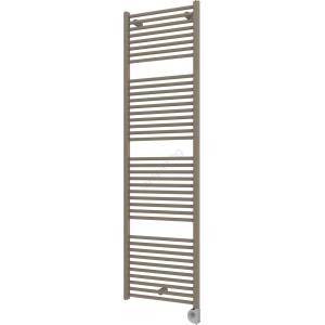 Vertaduro - Радиатор за баня с термостат DENISE, 800 W, 178 x 50 см, таупе (VR0079)