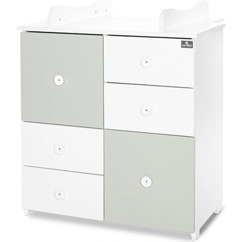 Lorelli Classic ШКАФ ЦВЯТ БЯЛО/milky green-2box (10170140040p)