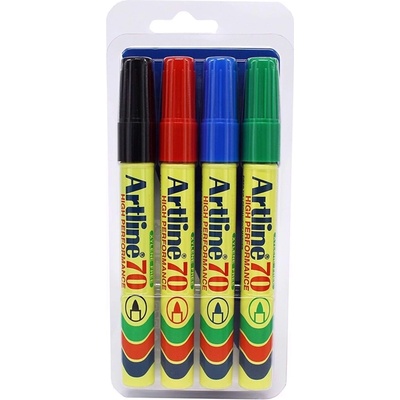 Artline Маркер 70 Перманентен 4 ас (EK-70/C4 ASSORTED)