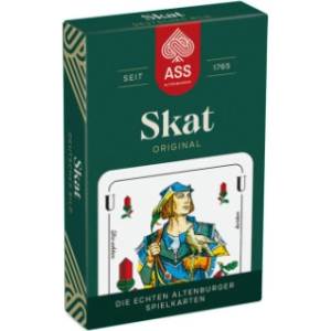 Cartamundi Deutschland FSC Skat, deutsches Bild, Kornblume®, in Faltschachtel (plastikfrei im Spiel) | ASS Altenburger