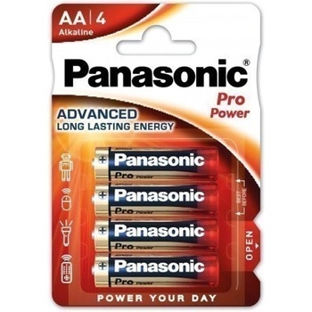 Panasonic Батерии алкални Panasonic Pro Power LR06/4BP, AA, 4бр (LR06/4BP PRO POWER)