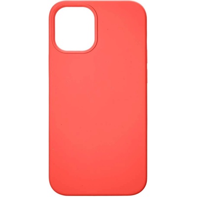 Tactical Velvet Smoothie Cover - силиконов калъф за iPhone 12, iPhone 12 Pro (светлочервен)