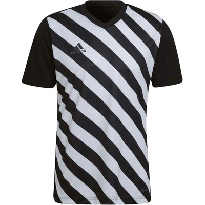 adidas ENTRADA 22 JERSEY TEE Černá Bílá