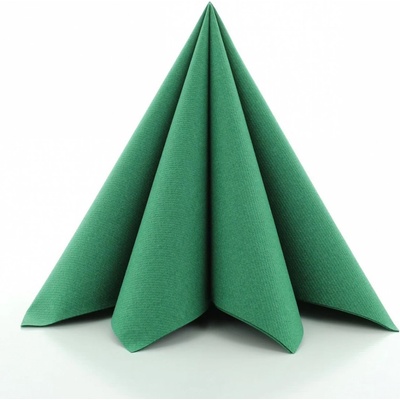 Mank 87495 obrúsky Airlaid Dinner Basic tmavozelená 50ks 40x40cm