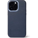 Pouzdro Decoded Leather BackCover iPhone 14 Pro - modré