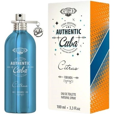 Cuba Authentic Citrus toaletní voda pánská 100 ml