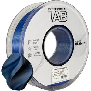 Professional Lab FG-P103-E1, 3D нишка, PLA Silk, 1, 75mm, 1000g, Dual Color, Многоцветен (Black, Blue) (FG-P103-E1)