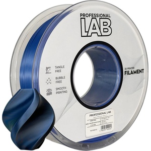 Professional Lab FG-P103-E1, 3D нишка, PLA Silk, 1, 75mm, 1000g, Dual Color, Многоцветен (Black, Blue) (FG-P103-E1)