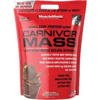 MuscleMeds Carnivor Mass / Beef Gainer [4540 грама] Шоколадов фъдж