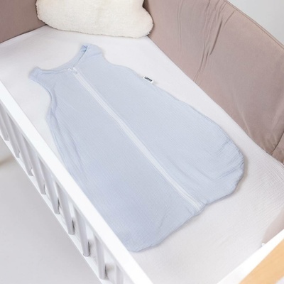 Tulimese Letní mušelínový spací pytel baby blue