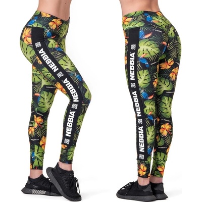 Nebbia High-waist Performance legíny 567 jungle green