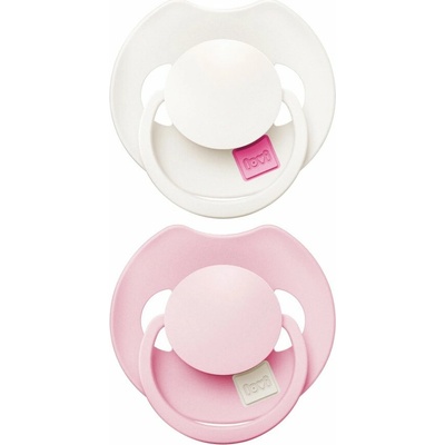 Lovi Dudlík silikonový dynamický Prime 2ks Rose/Rose Cream