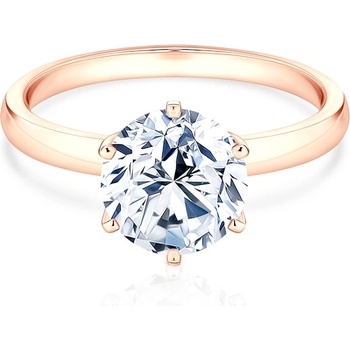 SAVICKI Годежен пръстен savicki: розово злато, диамант