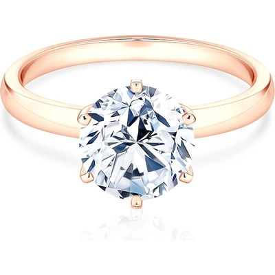 SAVICKI Годежен пръстен savicki: розово злато, диамант