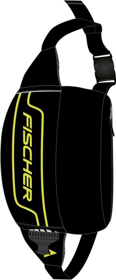 Ceinture Porte Gourde FISCHER Drinkbelt - 1 Litre Isotherme | Compartiment Accessoires | Réglable, Réfléchissant