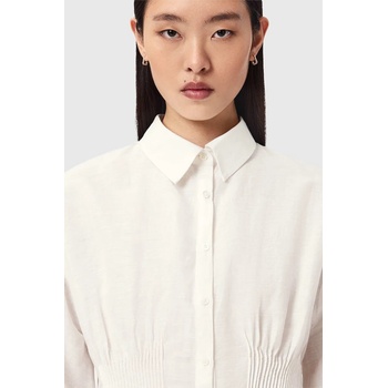 AllSaints риза дамска с лен CAROL (W040PE)