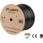 Lanberg LCU6-21CU-0305-BK Cat. 6 UTP PE CU Fca 250 MHz AWG23 305 м неекраниран черен кабел за външна употреба