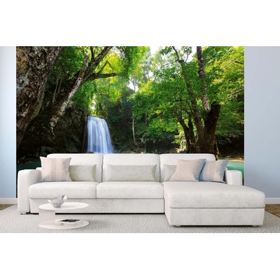 DIMEX ART Самозалепваща се флизелинова фототапета висок водопад 375 x 250 см