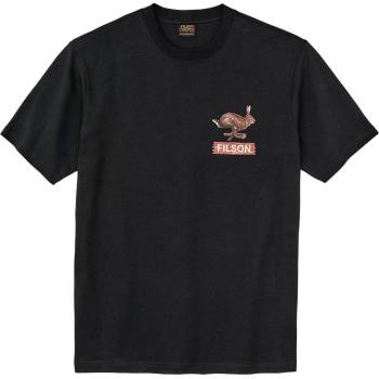 Filson Мъжка тениска Filson S/S Frontier Graphic T-Shirt - Black / Hare Chase (216-7644-0112)