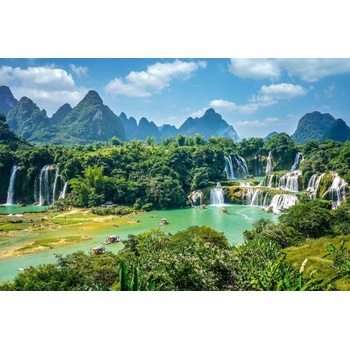 DIMEX ART s. r. o Флизелинов фототапет водопад бан гиок 375 x 250 см