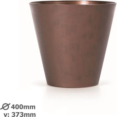 Prosperplast Kvetináč TUBUS Corten 400x373 mm, medený