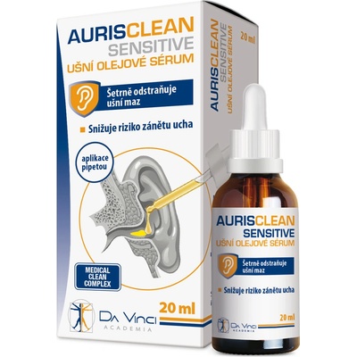 Da Vinci Academia AurisClean Sensitive ušní olejové sérum zdravotnický prostředek 20 ml