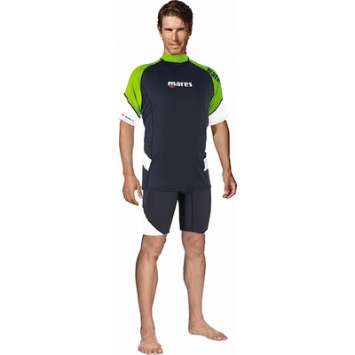 Mares RASH GUARD LOOSE FIT, krátky rukáv - pánske modrá