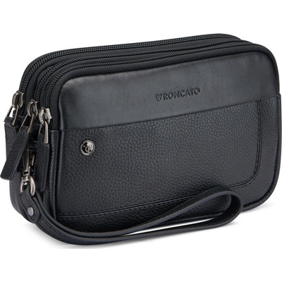 Roncato pánska príručná taška Alaska Men's Wrist Bag II Čierna
