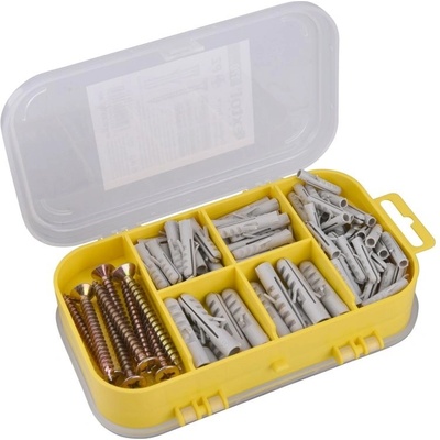 EXTOL CRAFT 1445 sada vrutů a hmoždinek, 170ks – Zboží Mobilmania