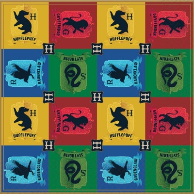 Amscan ubrousky papírové Harry Potter House 16ks 33x33cm