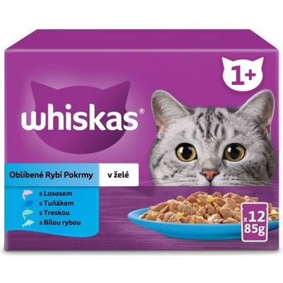 WHISKAS Rybí pochoutka 4x (12x85 g)