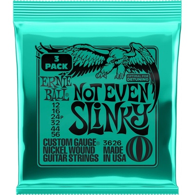 Ernie Ball Nickel Wound Not Even Slinky 3 Pack