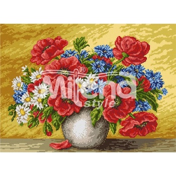 Image 1 of Milena Style Пролетна картина - Печатана Aida 14 ct без конци