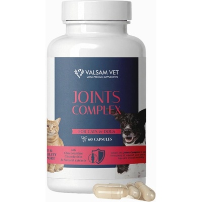 Valsam Vet JOINTS COMPLEX komplexná kĺbová výživa pre psy a mačky 60 kapsúl