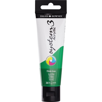 Daler-Rowney System3 АКРИЛНА боя Phthalo Green 59 ml 1 бр (129059361)
