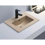 Inter Ceramic Мивка за мебели Inter Ceramic матово бежова 61 см (6066BG)