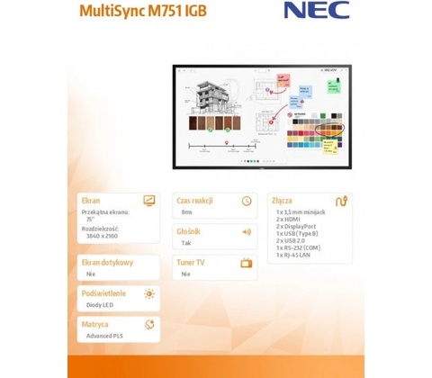 NEC MultiSync M751
