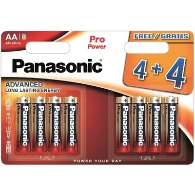 Panasonic БАТЕРИЯ lr6ppg/8bw 4+4f pro power panasonic (panasonic 30000643)