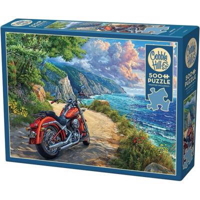 Cobble Hill Пъзел Cobble Hill от 500 части - Прохлада край морския път (45094)