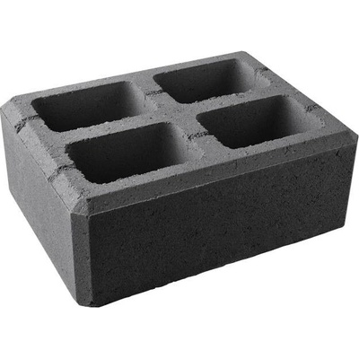 Tvárnice plotová sloupková DITON VISO černá 300×400×150 mm