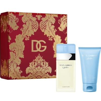 Dolce&Gabbana Light Blue Подаръчен комплект за жени Размер EDT 50 ml + 50 ml крем за тяло