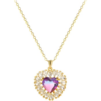 HARAHU Дамски Колие sc-38903 - Лилав / Златен kp38903 (sc-38903)