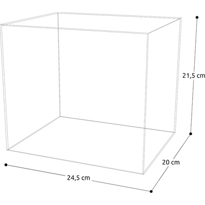 RoboTime Kryt na miniatúry domčeku Plexisklo kváder